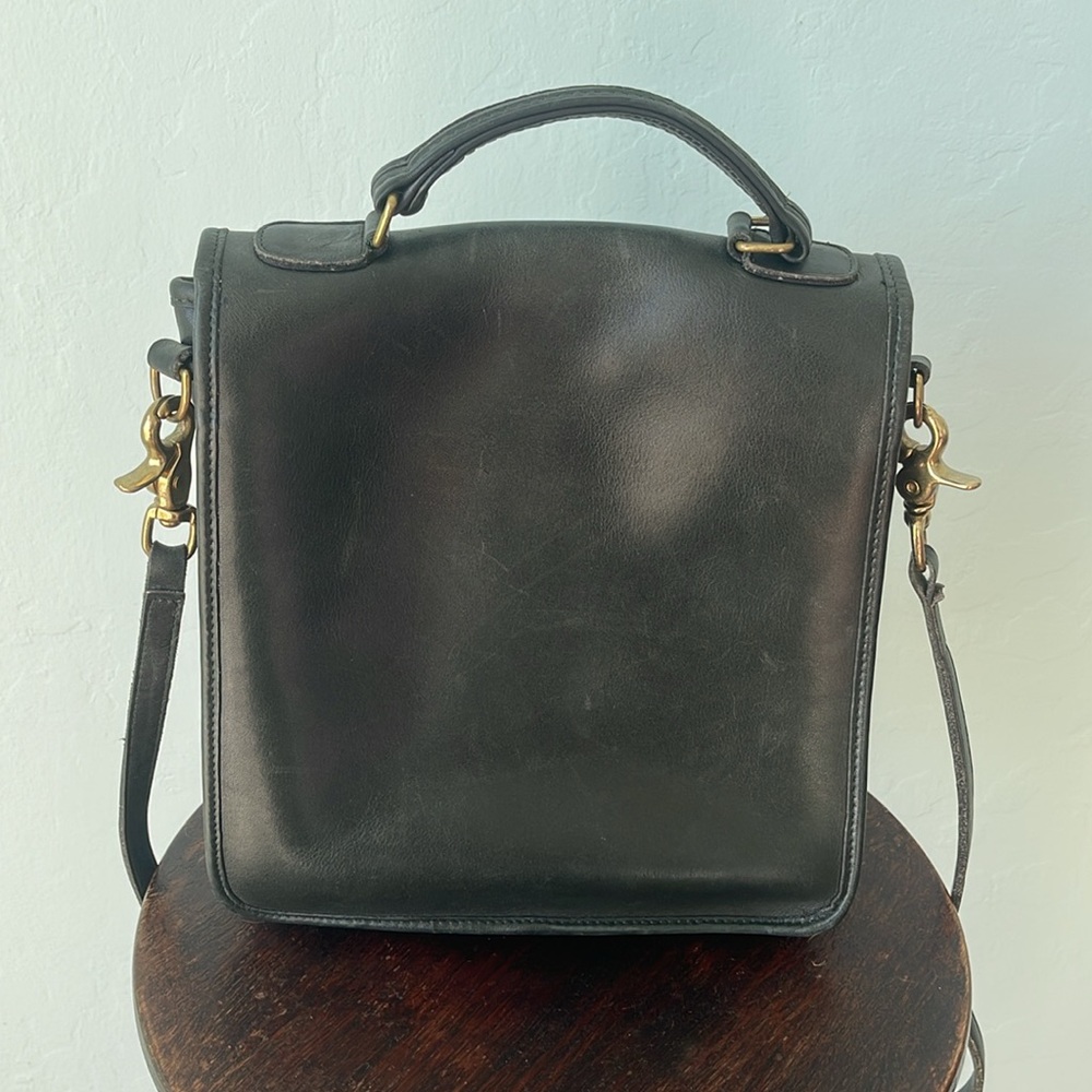 Vintage Coach Station Bag in Rare Green - Picture 3 of 5
